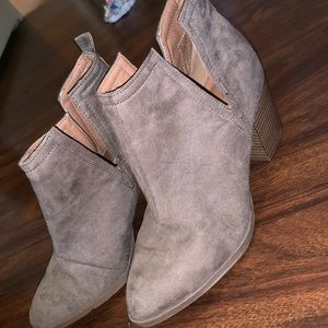 Greyish Booties Size 6